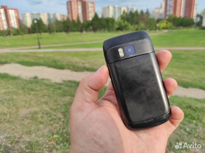 Qwerty-cмартфон Nokia E6-00 Black