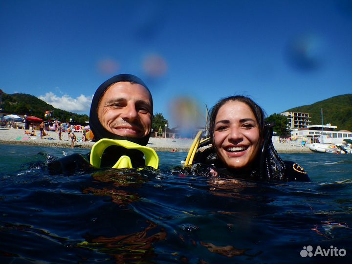 Дайвинг в Туапсе.Пробное погружение для новичков