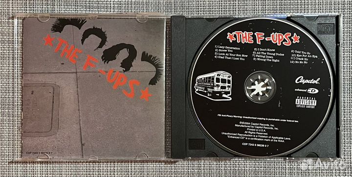 The F-Ups - The F-Ups CD USA