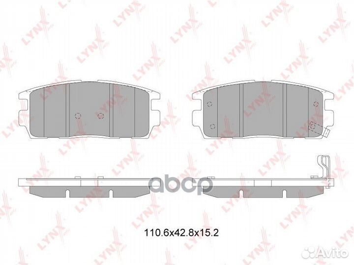 Колодки диасковые задн. Chevrolet Captiva