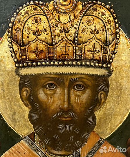 Икона Николай Чудотворец 18 век