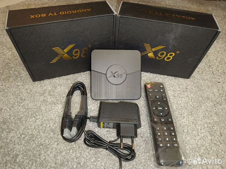 Smart tv приставка андроид x98 plus 4/64