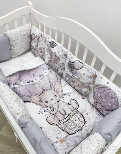 Бортики в детскую кроватку