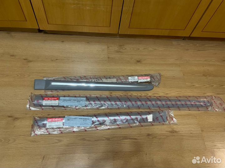 Хромированные молдинги на Киа спектра Kia spectra