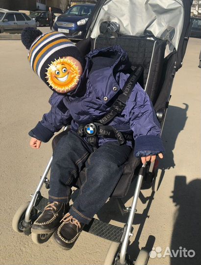 Коляска трость maclaren bmw черная