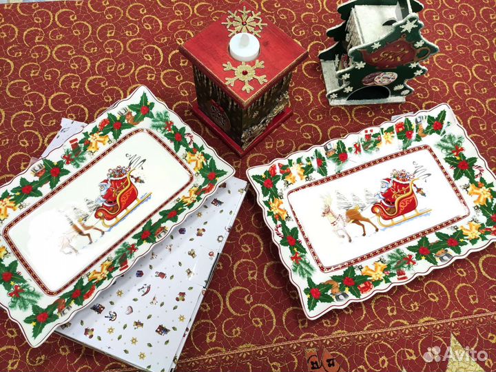 Новогоднее блюдо в стиле villeroy&boch