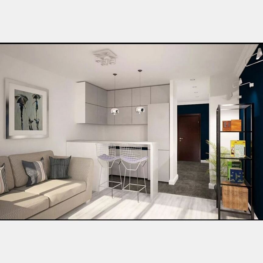 Квартира-студия, 29,6 м², 8/9 эт.