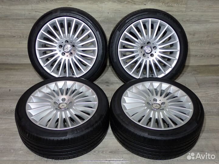 Комплект оригинальных колес Mercedes W222 R19 лето