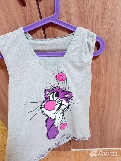 Майка с капюшоном, женская