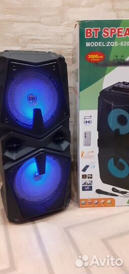 Большая мощная напольная колонка Speaker с караоке