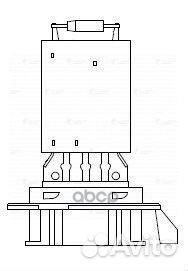 LFR 0998 Резистор э/вент. отоп. Лада vesta NG