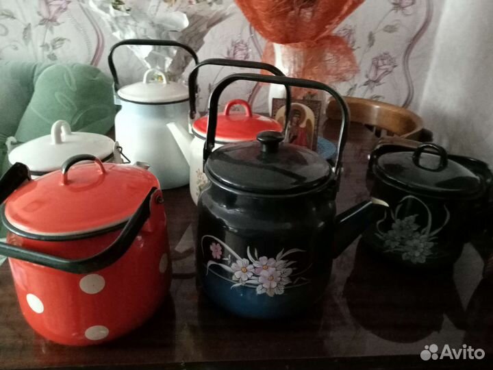 Эмалированная посуда СССР новая