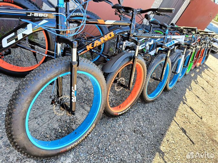 Велосипеды фэтбайки новые