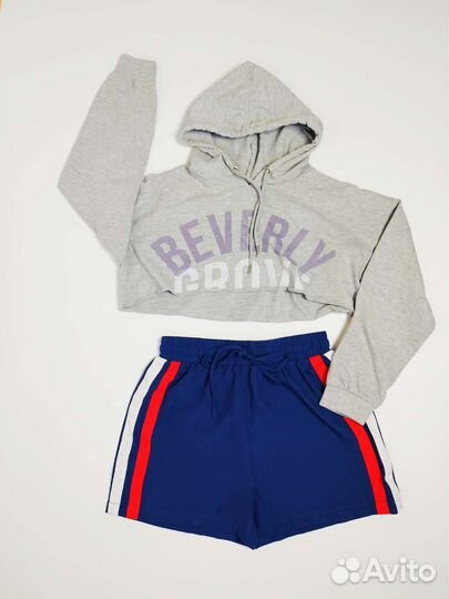 Худи укороченное женское