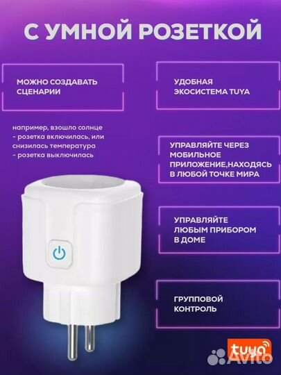 Умная розетка wi-fi