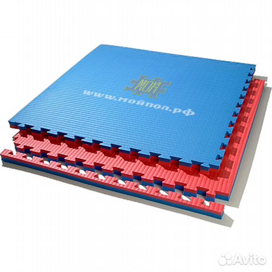 Спортивные будо-маты Татами с зацепом ласточкин хв