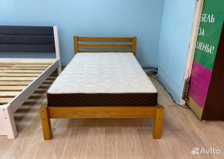 Кровать деревянная из лиственницы 160/200