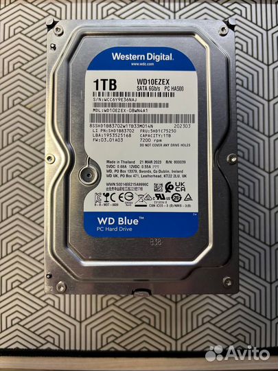 Жесткий диск WD Blue WD10ezex 1 TB