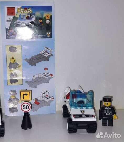 Лего конструктор полицейская машинка для малыша
