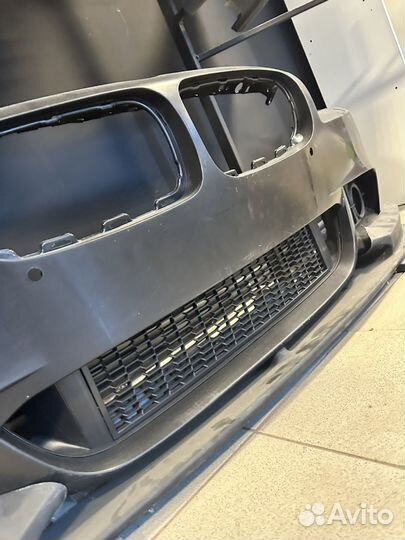 BMW f10 передний бампер m pac м техник