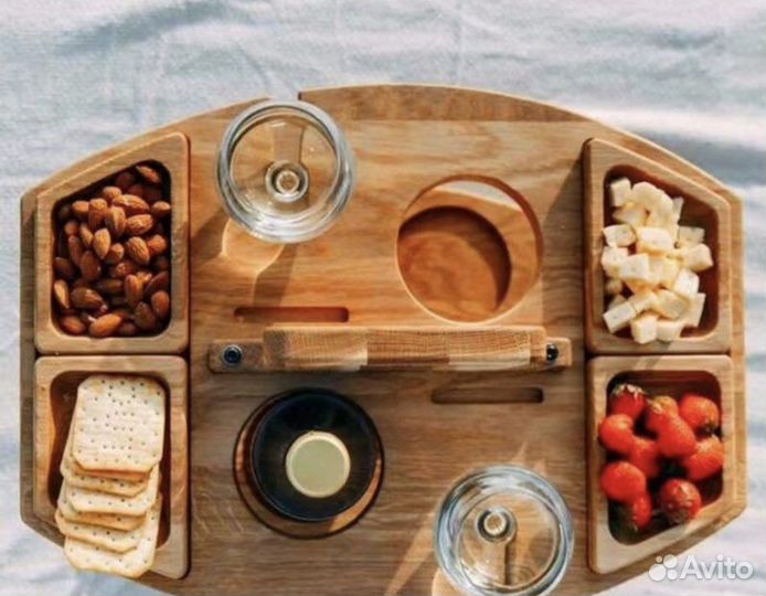 Винный столик менажница новый