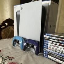 Sony PS 5 + 500 игр (в подарок подписка )