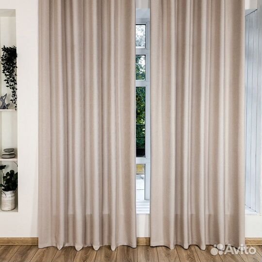 Шторы рогожка Орфей Миндальное искушение