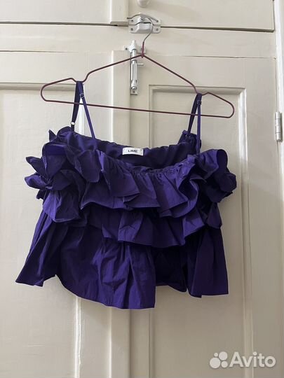 Топ lime фиолетовый