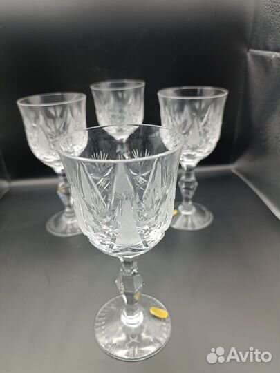 Фужеры хрустальные гдр