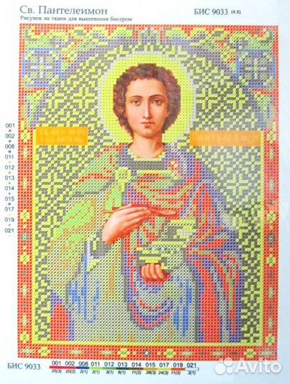 Канва с рисунком икона