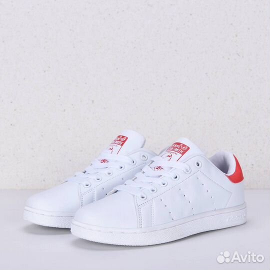 Кроссовки Adidas Stan Smith Red арт 687-3 39