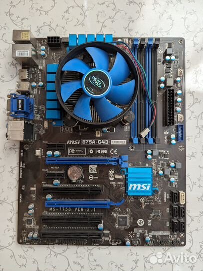 Материнская плата MSI B75A-G43 LGA1155