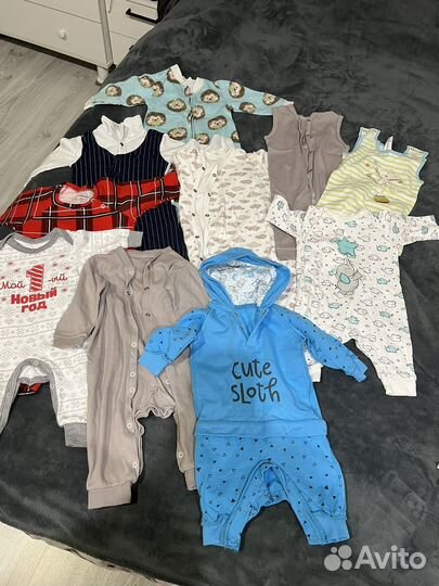 Детские вещи пакетом 56 62 68 74