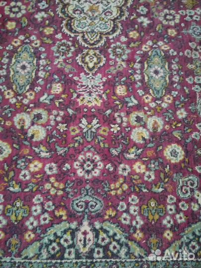 Ковер шерстяной СССР 1,5 на 2 м