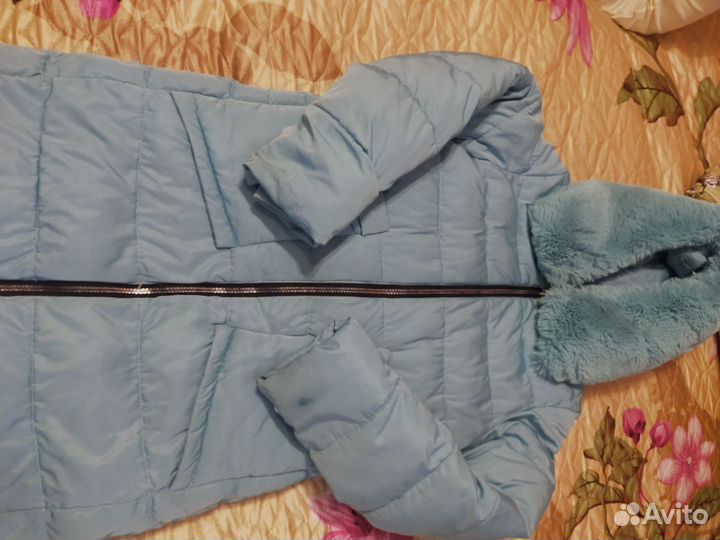 Куртка зимняя для девочек 140-146