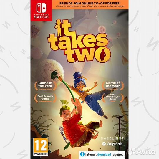 It Takes Two Nintendo Switch, русские субтитры