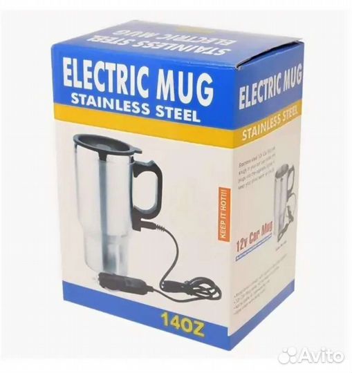Термо кружка автомобильная electric mug 400 мл