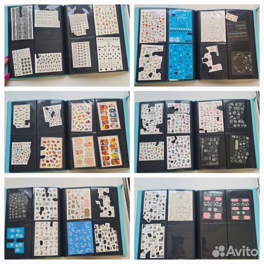 Папка со слайдерами для маникюра