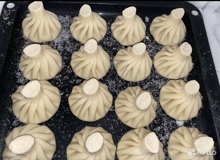Хинкали замороженные ручная лепка