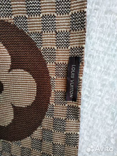 Шарф коричневый Луи Витон Louis Vuitton