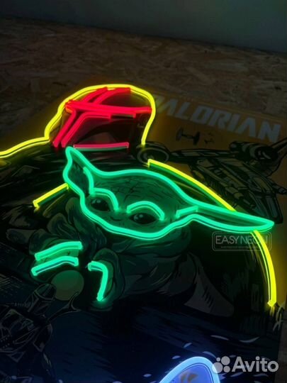 Неоновый светильник для дома и офиса