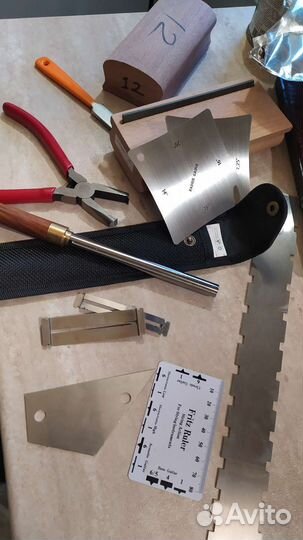 Установка, шлифовка ладов на гитаре