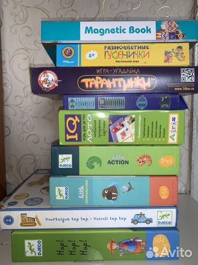 Настольные развивающие игры для детей
