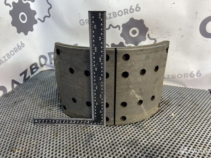 Колодка тормозная маз-5440, 6430 задняя (220мм)