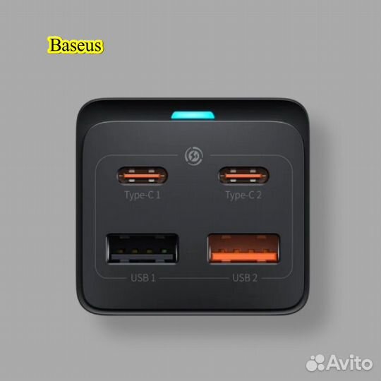 Зарядная станция Baseus PowerCombo 1м 65W