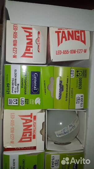 Светодиодные лампы (тускло светят) 12шт