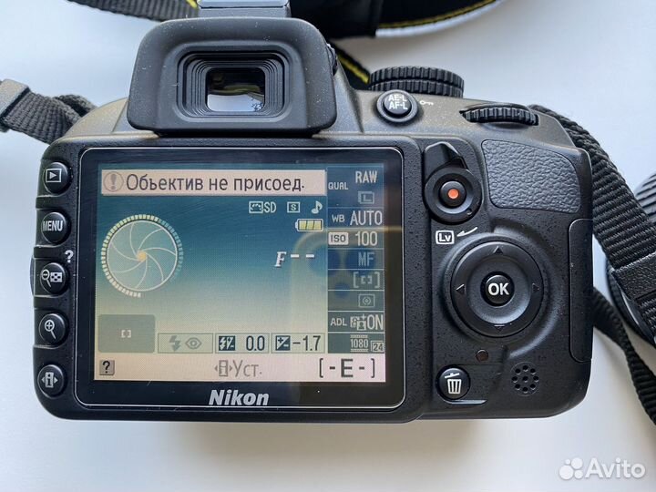 Зеркальный фотоаппарат Nikon D3100