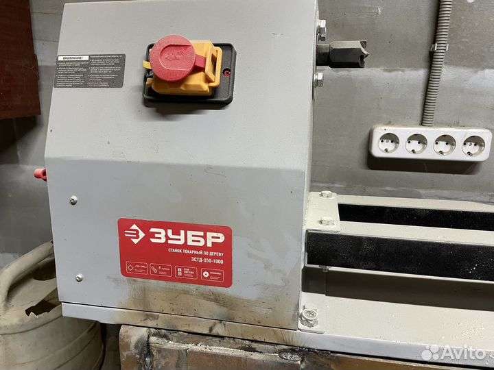 Токарный станок зубр зстд-350-1000