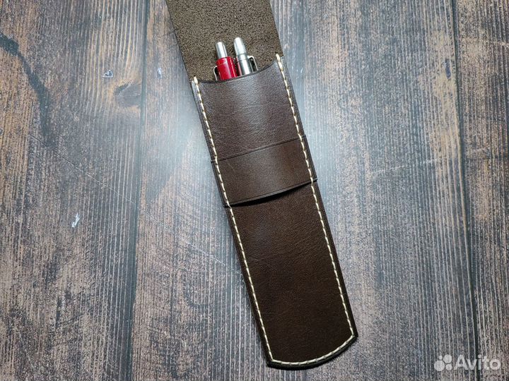Чехол для ручек. Натуральная кожа