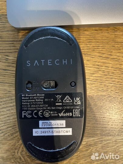Беспроводная мышь satechi m1 серый космос